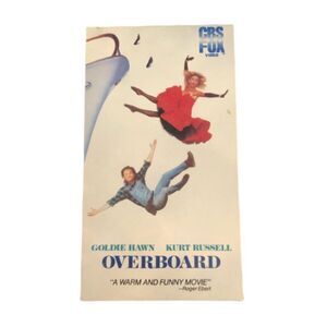 3 for $30 Overboard‎ VHS, Vintage, with Goldie Hawn and Kurt Russell, 1988